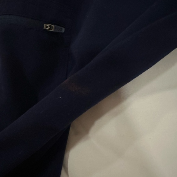 Maternity FIGS medium Tall NAVY BLUE - Picture 2 of 3